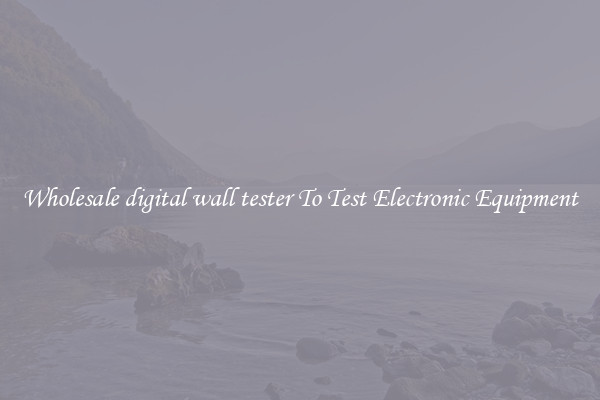 Wholesale digital wall tester To Test Electronic Equipment