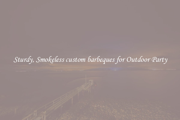 Sturdy, Smokeless custom barbeques for Outdoor Party