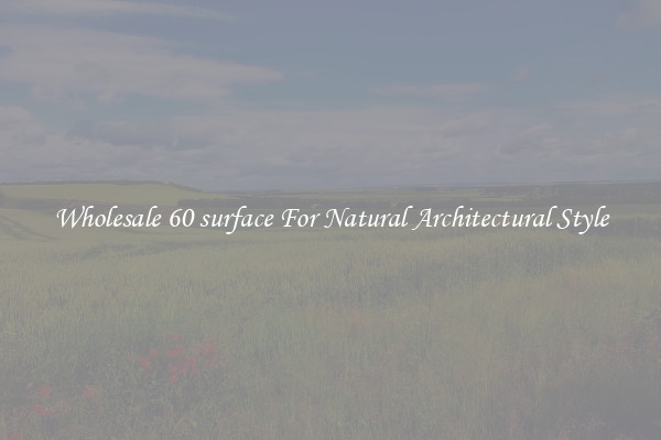 Wholesale 60 surface For Natural Architectural Style