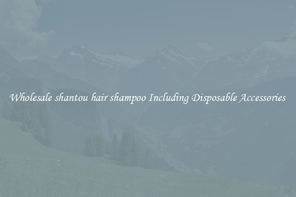 Wholesale shantou hair shampoo Including Disposable Accessories 