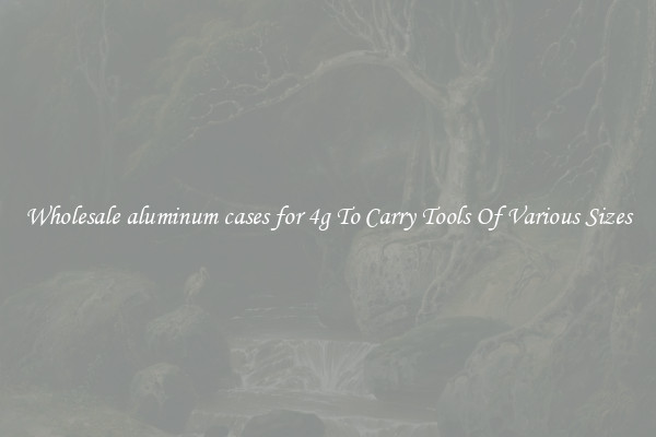 Wholesale aluminum cases for 4g To Carry Tools Of Various Sizes