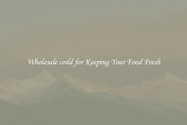 Wholesale coild for Keeping Your Food Fresh