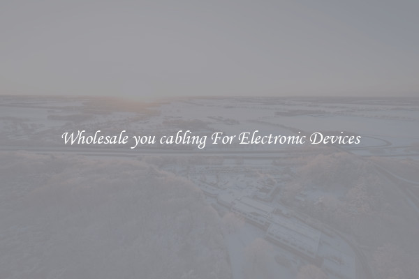 Wholesale you cabling For Electronic Devices